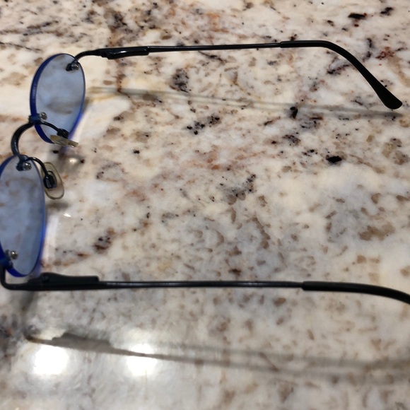 Blue spectacles sunglasses throwback - Picture 4 of 5